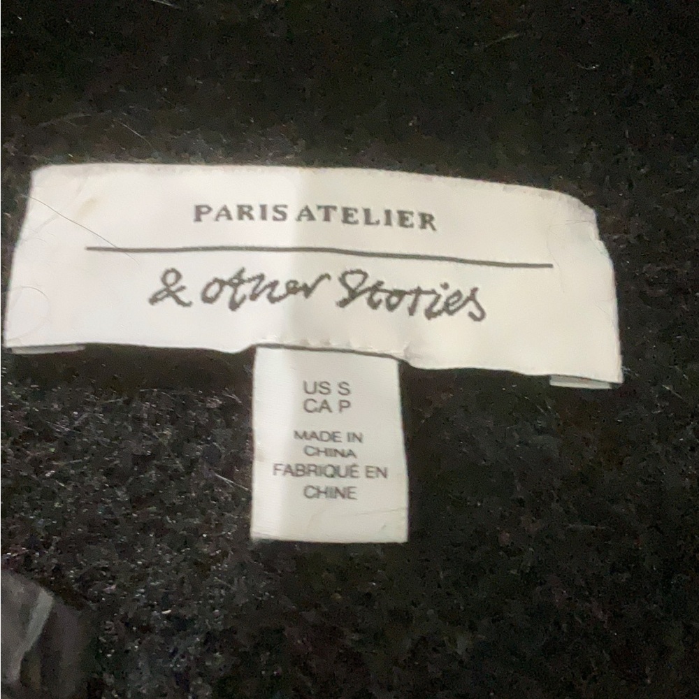 Paris Atelier & Other Stories Beautiful, soft Black sweater. Women’s size Small - Picture 6 of 8